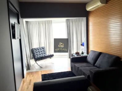 Flat com 1 Quarto para alugar, 46m² no Cidade Monções, São Paulo