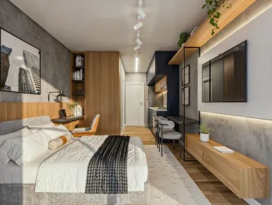 Apartamento com 1 Quarto à venda, 22m² no Itacorubi, Florianópolis