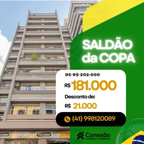Sala Comercial à venda, 37m² no Centro, Curitiba