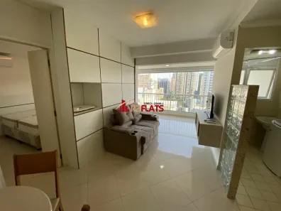 Flat com 1 Quarto para alugar, 47m² no Cidade Monções, São Paulo