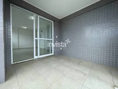 Apartamento com 3 Quartos para alugar, 90m² no Pompéia, Santos