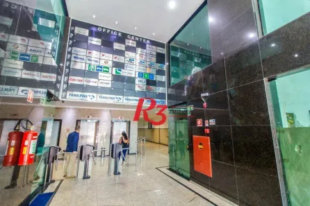 Sala Comercial para alugar, 65m² no Centro, Santos