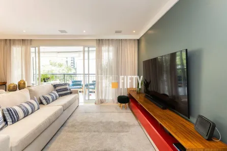 Apartamento com 3 Quartos para alugar, 142m² no Itaim Bibi, São Paulo