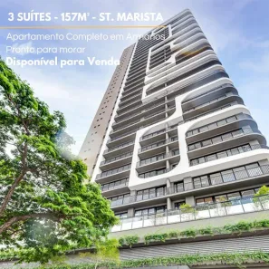 Apartamento com 3 Quartos à venda, 157m² no Setor Marista, Goiânia