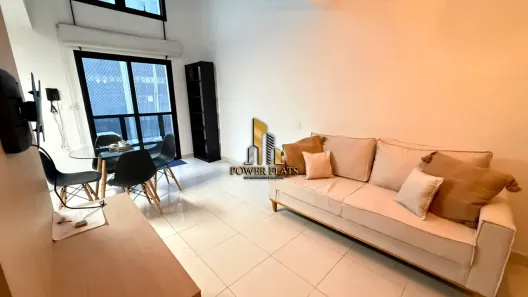 Flat com 1 Quarto para alugar, 53m² no Moema, São Paulo