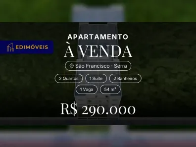 Apartamento com 2 Quartos à venda, 54m² no São Francisco, Serra