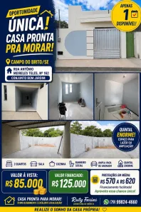 Casa com 2 Quartos à venda, 60m² no , Campo do Brito