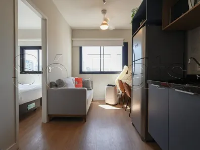 Flat com 1 Quarto para alugar, 24m² no Pinheiros, São Paulo