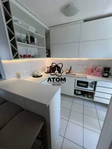 Apartamento com 2 Quartos para alugar, 45m² no Residencial Novo Horizonte, Taubaté