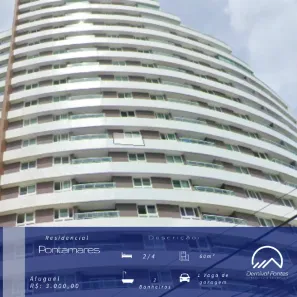 Apartamento com 2 Quartos para alugar, 60m² no Ponta Negra, Natal