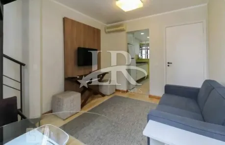Flat com 1 Quarto para venda ou aluguel, 44m² no Vila Olímpia, São Paulo