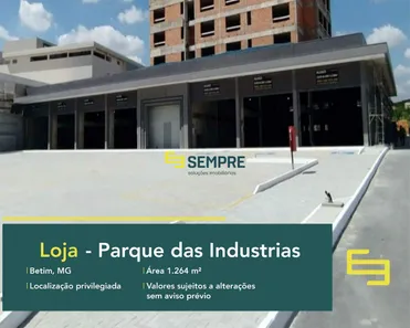 Ponto Comercial para alugar, 1264m² no Betim Industrial, Betim