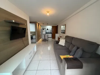 Apartamento com 2 Quartos para alugar, 65m² no Tambaú, João Pessoa
