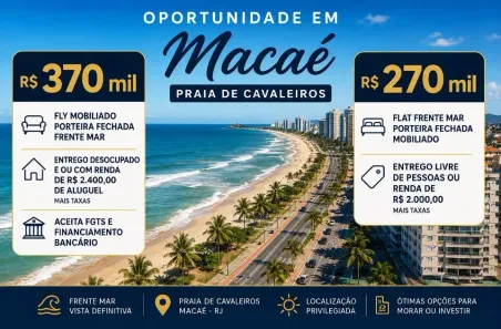 Apartamento com 1 Quarto à venda, 60m² no Costa do Sol, Macaé