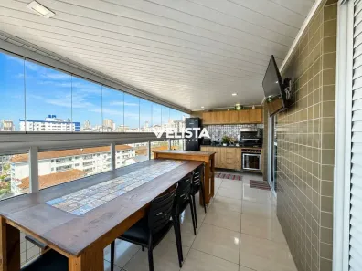 Apartamento com 3 Quartos à venda, 131m² no Gonzaga, Santos