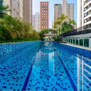 Apartamento com 2 Quartos para alugar, 64m² no Cidade Monções, São Paulo