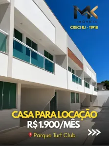 Casa de Condomínio com 3 Quartos para alugar, 110m² no Parque Turf Club, Campos dos Goytacazes