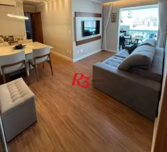 Apartamento com 2 Quartos à venda, 74m² no Gonzaga, Santos