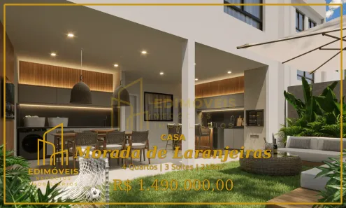 Casa com 4 Quartos à venda, 218m² no Morada de Laranjeiras, Serra