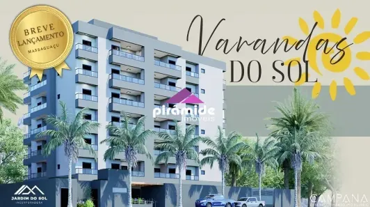 Apartamento com 2 Quartos à venda, 62m² no Balneário Gardem Mar, Caraguatatuba