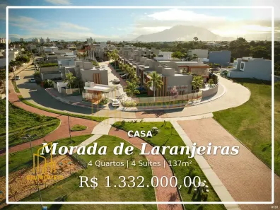 Casa com 4 Quartos à venda, 137m² no Morada de Laranjeiras, Serra