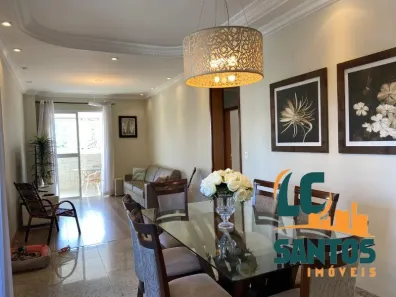 Apartamento com 3 Quartos para alugar, 134m² no Boqueirão, Santos