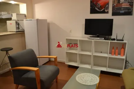 Flat com 1 Quarto para alugar, 40m² no Itaim Bibi, São Paulo