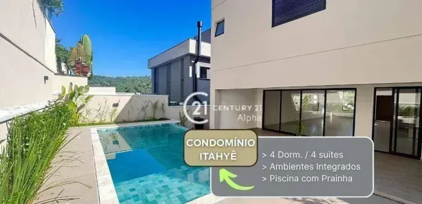 Casa de Condomínio com 4 Quartos à venda, 386m² no Cidade Tamboré, Santana de Parnaíba