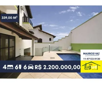 Casa de Condomínio com 4 Quartos à venda, 339m² no San Diego Park, Cotia