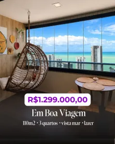 Apartamento com 3 Quartos à venda, 108m² no Boa Viagem, Recife