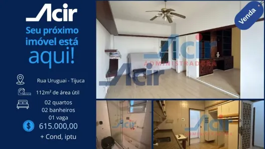 Apartamento com 2 Quartos à venda, 111m² no Tijuca, Rio de Janeiro