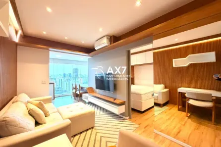 Apartamento com 1 Quarto para alugar, 42m² no Cidade Monções, São Paulo