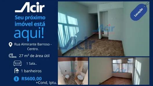 Sala Comercial para alugar, 26m² no Centro, Rio de Janeiro
