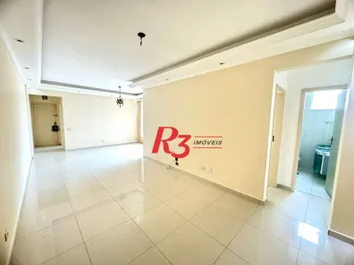 Apartamento com 3 Quartos para alugar, 102m² no Gonzaga, Santos