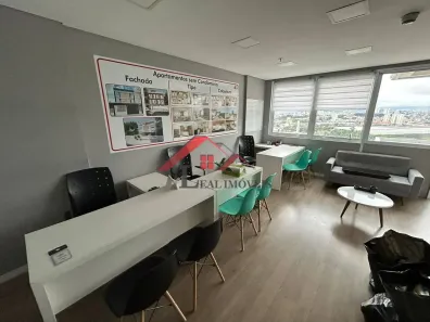 Sala Comercial para alugar, 33m² no Novo Homero Thon, Santo André