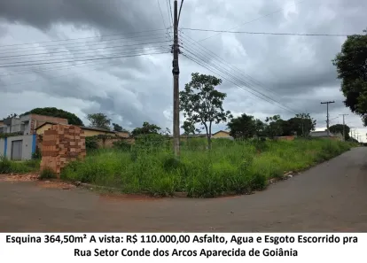 Lote/Terreno à venda, 364m² no Setor Conde dos Arcos Complemento, Aparecida de Goiânia