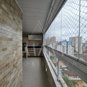 Apartamento com 2 Quartos para alugar, 86m² no Guilhermina, Praia Grande