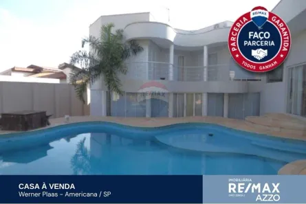 Casa com 3 Quartos à venda, 432m² no Colina Werner Plaas, Americana