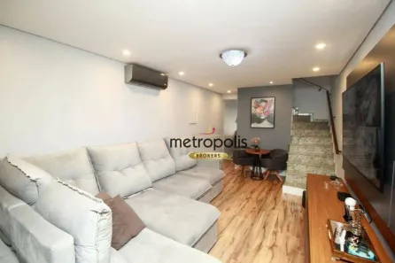 Sobrado com 3 Quartos à venda, 106m² no Vila Metalúrgica, Santo André