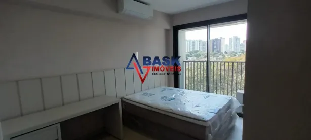 Apartamento com 1 Quarto para alugar, 25m² no Brooklin Paulista, São Paulo