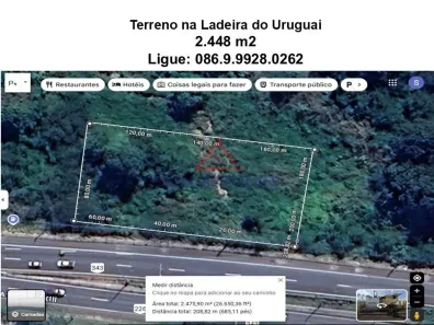 Lote/Terreno à venda, 2448m² no Uruguai, Teresina