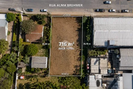 Lote/Terreno à venda, 716m² no Velha Central, Blumenau