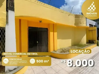 Ponto Comercial com 4 Quartos para alugar, 500m² no Tirol, Natal