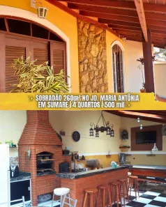 Casa com 4 Quartos à venda, 260m² no Jardim Maria Antonia (Nova Veneza), Sumaré