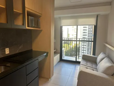 Apartamento com 1 Quarto para alugar, 27m² no Campo Belo, São Paulo