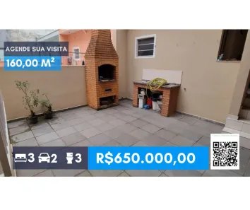 Sobrado com 3 Quartos à venda, 160m² no Vila Polopoli, São Paulo