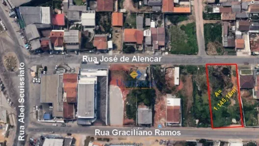 Lote/Terreno à venda, 1145m² no Guarani, Colombo