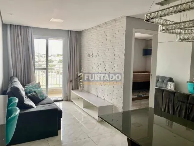 Apartamento com 2 Quartos para alugar, 54m² no Vila Pires, Santo André