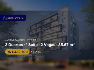 Apartamento com 3 Quartos à venda, 85m² no Jardim Camburi, Vitória
