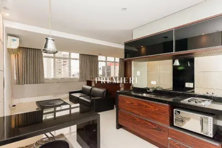 Apartamento com 1 Quarto para alugar, 55m² no Centro, Curitiba